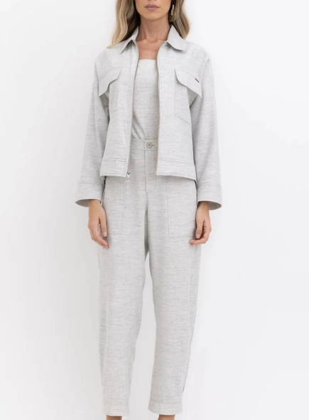 calça slim fleime borda barroca