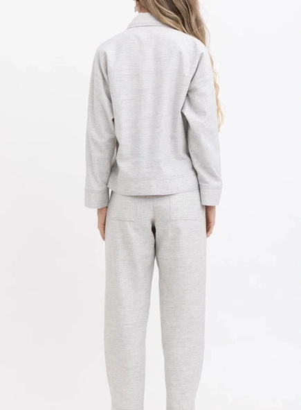 calça slim fleime borda barroca