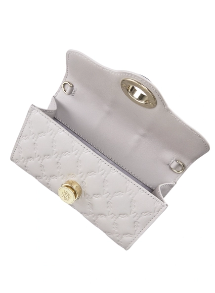 bolsa lock clutch couro victor hugo