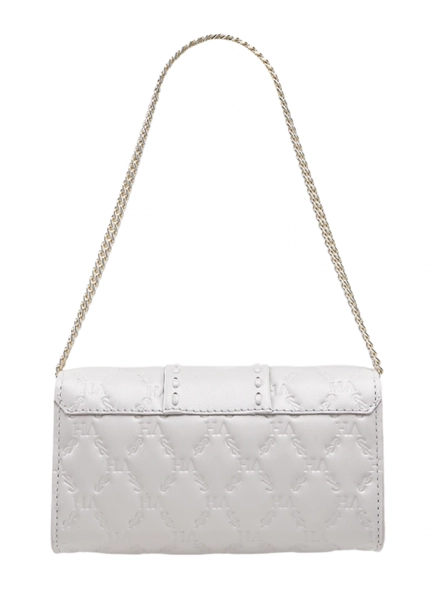 bolsa lock clutch couro victor hugo