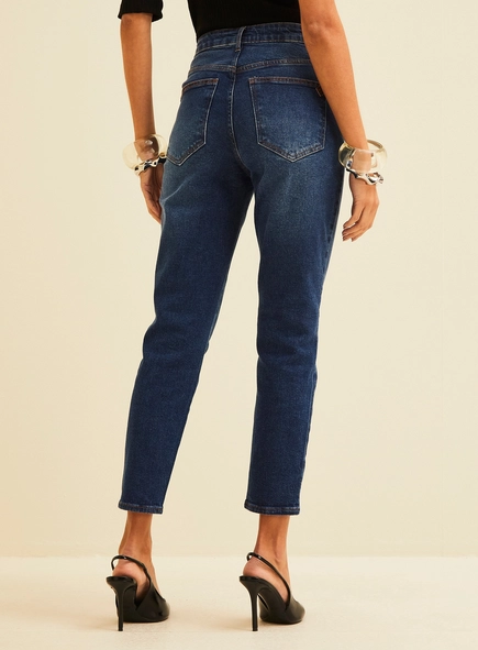 calça jeans mom forum lola