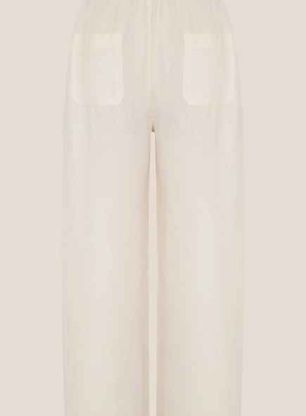 calça reta dudalina linho 100%