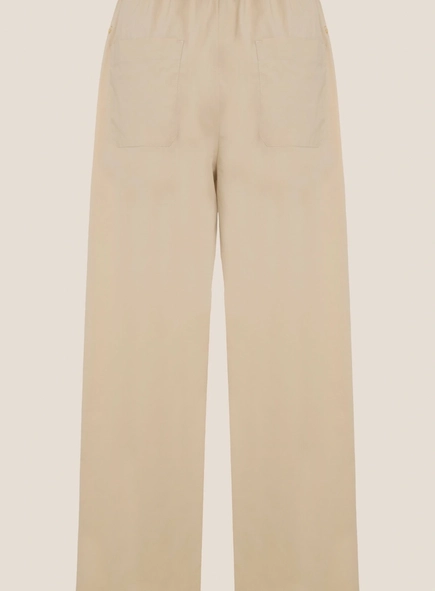 calça reta dudalina lisa elástico cós