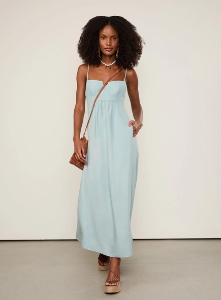 vestido midi animale meia taça