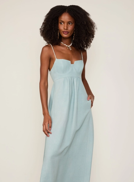vestido midi animale meia taça