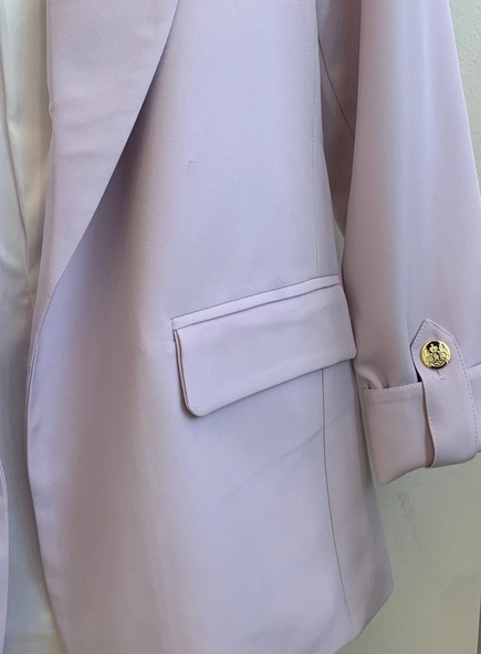 blazer alongado manga longa optimus