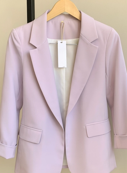 blazer alongado manga longa optimus