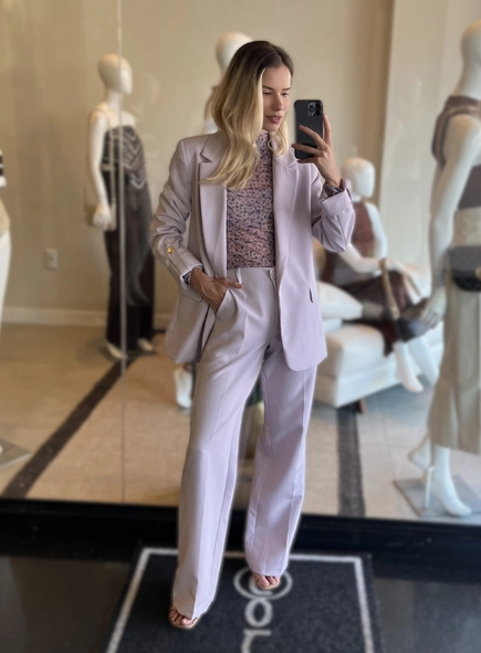 blazer alongado manga longa optimus