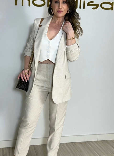 blazer manga longa mantingale linho belga