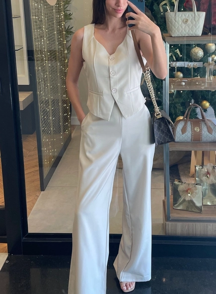 conjunto calça e colete sophie