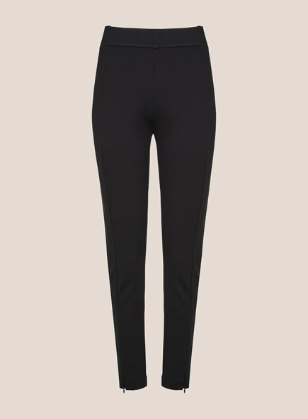 calça legging ziper frontal dudalina