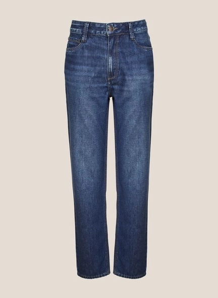 calça jeans mom s alta fp dudalina