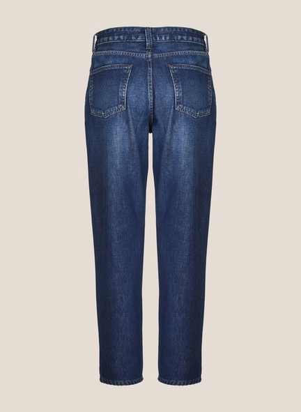 calça jeans mom s alta fp dudalina