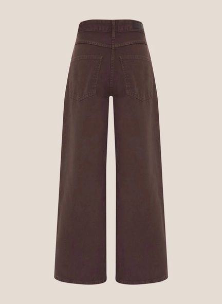 calça sarja melissa wide dudalina