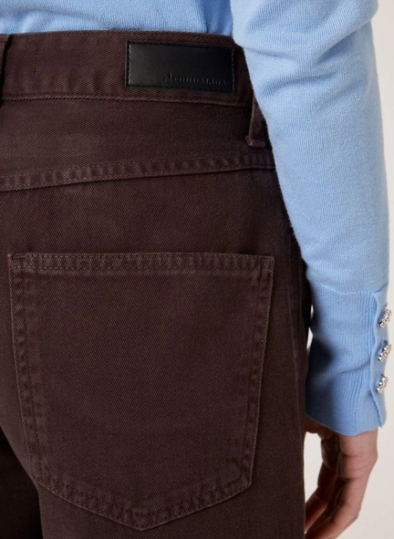 calça sarja melissa wide dudalina