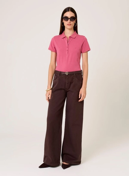 calça sarja melissa wide dudalina