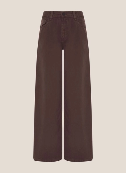 calça sarja melissa wide dudalina