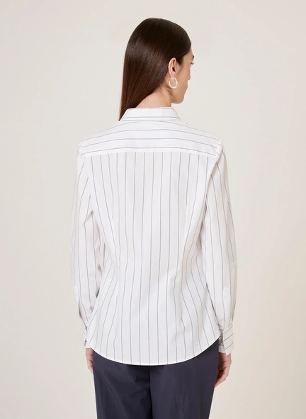 camisa ml slim ft listrado dudalina