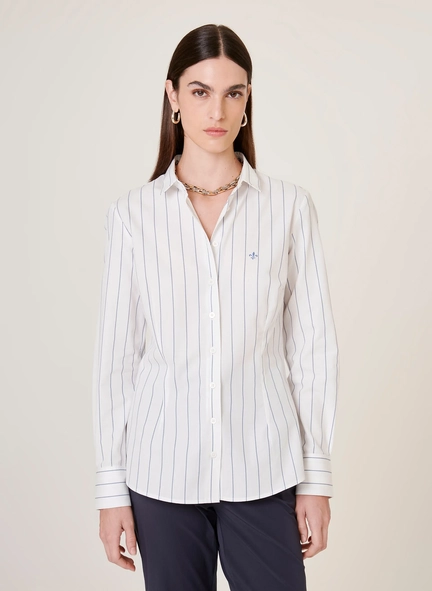 camisa ml slim ft listrado dudalina