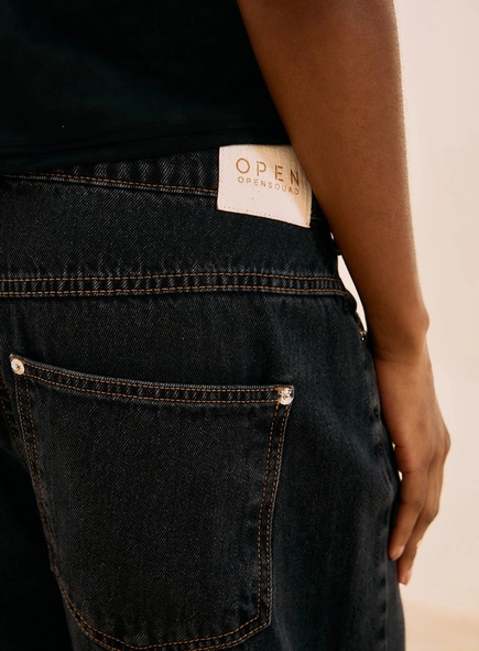 calça jeans open basic comfort