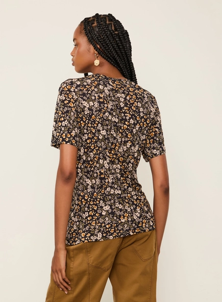 camiseta animale decote v liberty