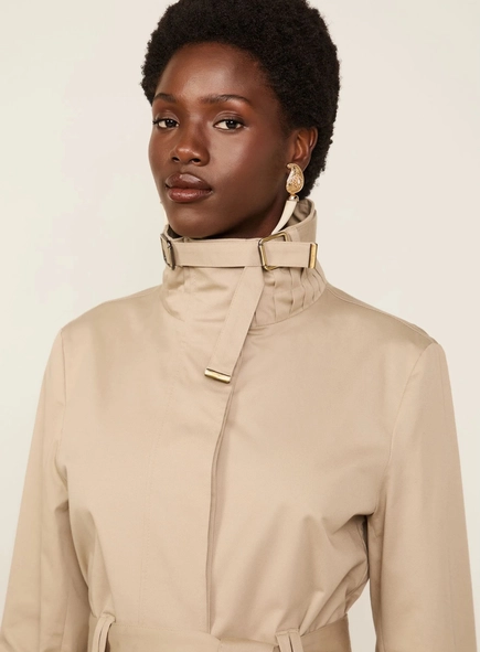 casaco trench coat utilitario animale