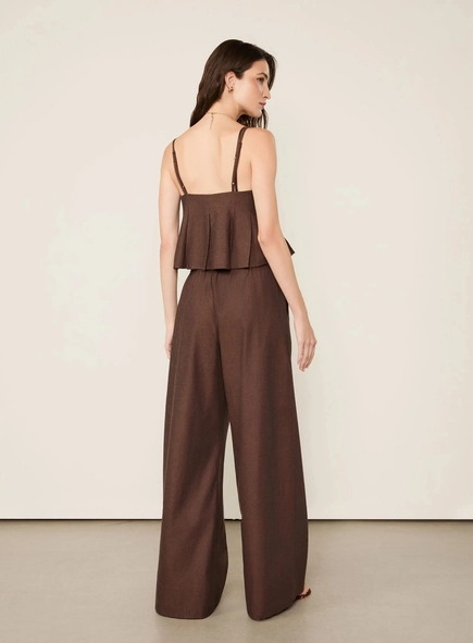 calça pantalona amarração animale