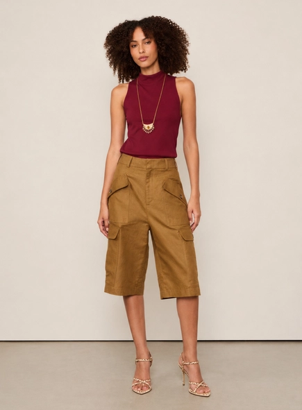 blusa regata gola alta animale