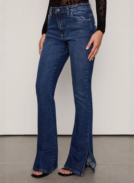 calça jeans boot basic midi fenda animale jeans