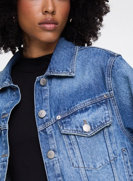 jaqueta jeans basic animale jeans