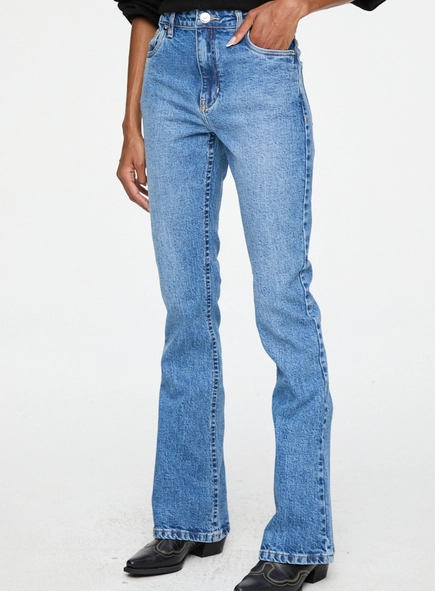 calça jeans boot basic midi travetes animale jeans