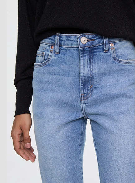 calça jeans skinny basic midi animale jeans