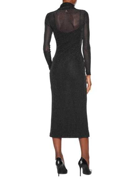 vestido midi tule com glitter animale jeans
