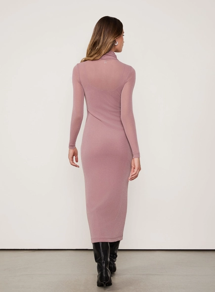 vestido midi tule com glitter animale jeans