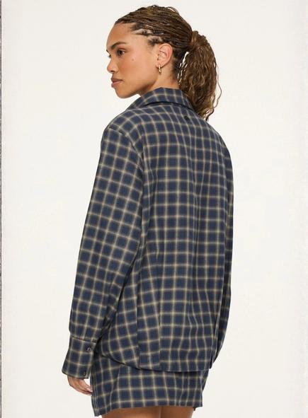 camisa flanela xadrez animale jeans