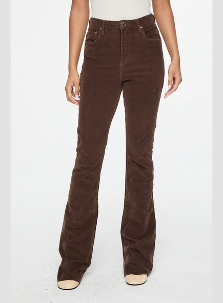 calça sarja boot basic high veludo animale jeans