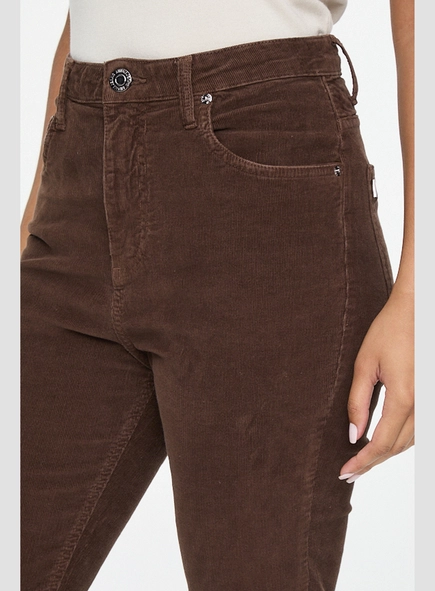 calça sarja boot basic high veludo animale jeans