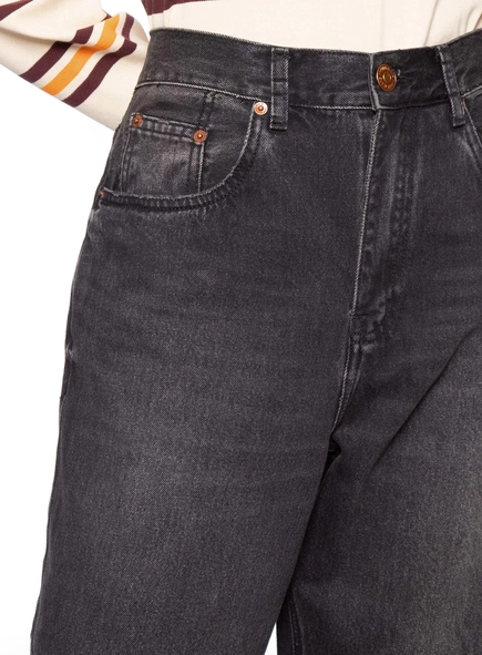 calça jeans nipper black animale jeans