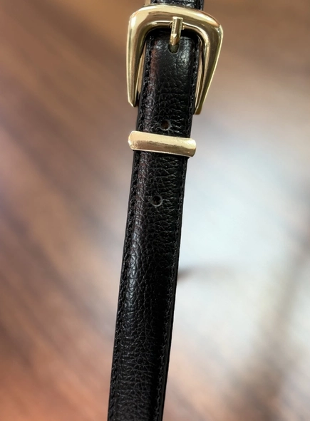 Cinto couro classic essential 2cm