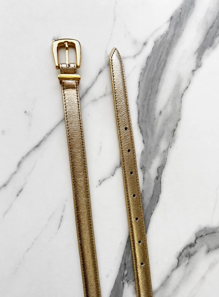 Cinto couro classic essential 2cm