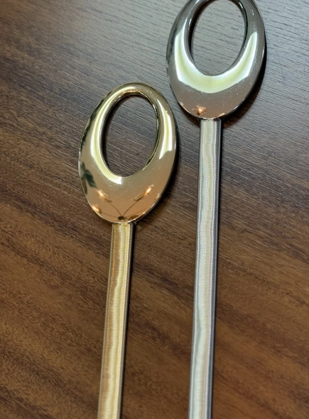 cinto metal flexível luxury vazado