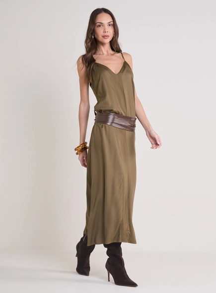 vestido midi silk forum