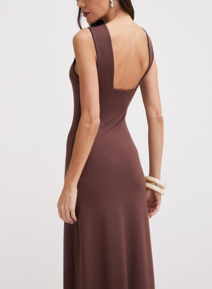 vestido midi evasê forum