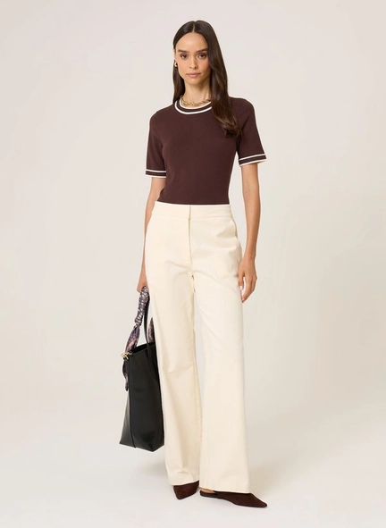 calça reta corine dudalina