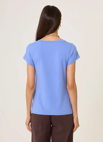 blusa mc dec v algodão pima dudalina