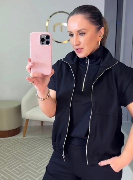 Jaqueta colete comfy sophia