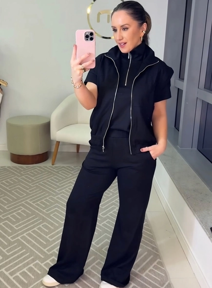 Jaqueta colete comfy sophia