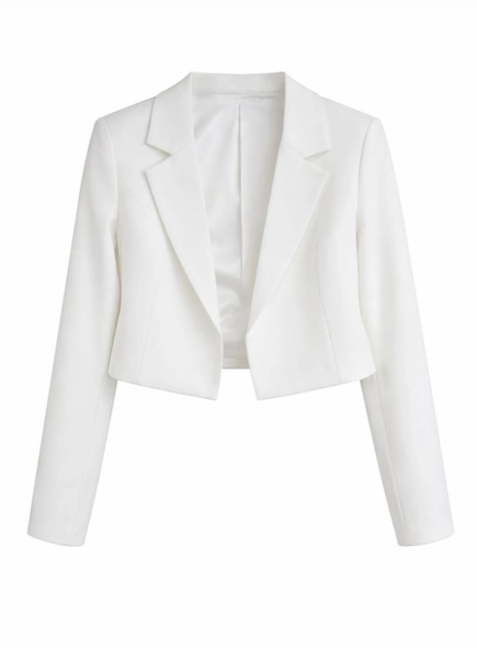 blazer alfaiataria cropped chic