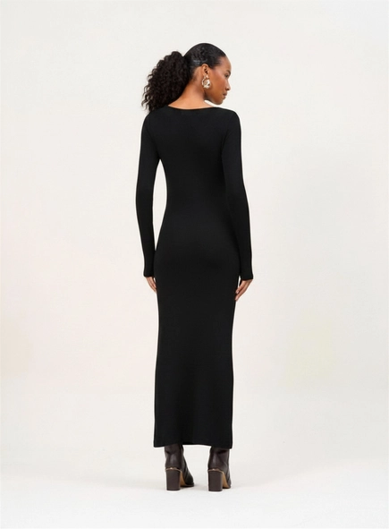 vestido midi ml faixa amarração open
