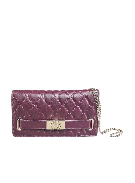 bolsa clucth belmont victor hugo vh elos couro burgundy